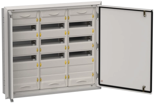 TITAN 5 Корпус мет. ЩРв-144 (3х48) 755х885х130 IP31 сер IEK