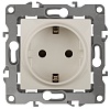 12-2011-02 Эл/ус ЭРА Розетка 2P+E Schuko, 16A-250В, IP20, винт, без м.лапок, Эра12, слоновая кость