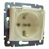 Розетка 2К+З нем.ст.с прозр. крышкой .защ.шт. IP-44 Valena (сл.к)