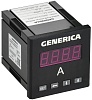 Амперметр цифр. щит. 1-ф. 72х72 LED GENERICA