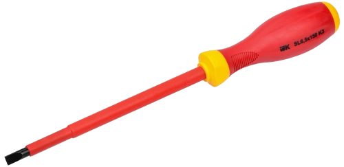 ARMA2L 3 Отвертка диэлектрическая SL6,5х150 K3 IEK ARMA2L 3 Отвертка диэлектрическая SL6,5х150 K3 IEK