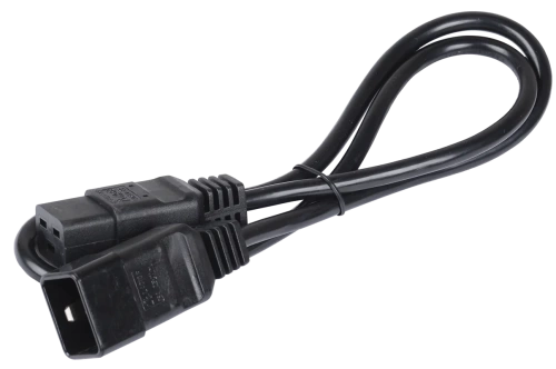 19" PDU 7 розеток IEC320 C13 с LED выключателем и защитой от перенапряжения, алюминевый профиль, 1U, вход С14, без шнура