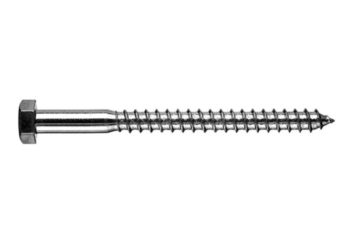 Сантехнический шуруп 10х140 DIN 571 глухарь цинк (100 шт/уп) Промрукав Сантехнический шуруп 10х140 DIN 571 глухарь цинк (100 шт/уп) Промрукав