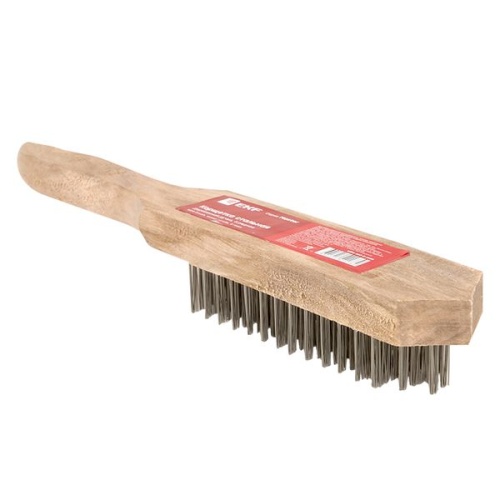 Кордщетка стальная, деревянная ручка, 5 рядная EKF Master Кордщетка стальная, деревянная ручка, 5 рядная EKF Master