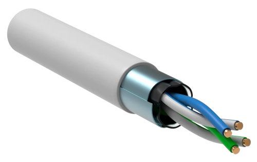 Каб. в. п. F/UTP кат. 5E 2 пары LSZH 1м бел. GENERICA