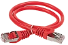 ITK Коммутационный шнур (патч-корд), кат.5Е FTP, 5м, красный