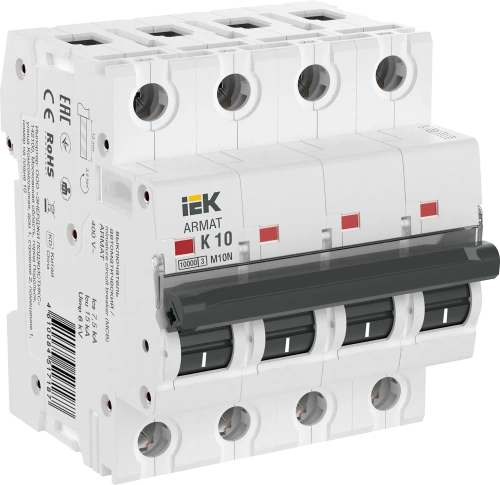 ARMAT Авт. выкл. M10N 4P K 10А IEK
