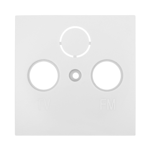 Накладка розетки TV+FM+SAT 2(3)(белый) LK60