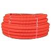 Труба гофр. ПНД с протяжкой d32 мм (50 м) оранжевая EKF-Plast