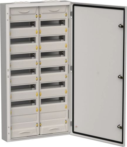 TITAN 5 Корпус мет. ЩРн-168 (2х84) 1085х570х140 IP54 сер IEK