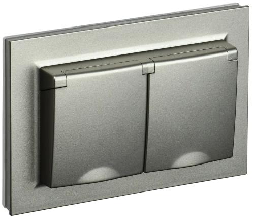 BRITE Роз. 2-я с кр. 16А в сб IP44 РСбш12-3-44-БрШ шамп. IEK BRITE Роз. 2-я с кр. 16А в сб IP44 РСбш12-3-44-БрШ шамп. IEK