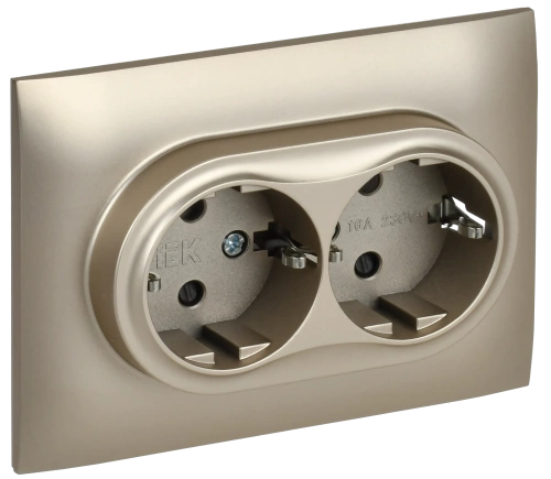 SKANDY Роз. 2-я с з/к/ш 16А в сб. SK-R07Sh шамп. IEK