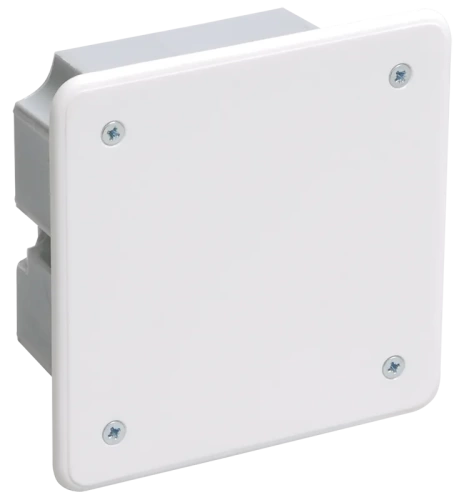 Коробка КМ41021 распаячная 92х92x45мм для полых стен (с саморезами, метал. лапки, с крышкой ) (упак.126шт.) ИЭК