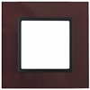 14-5101-25 Эл/ус ЭРА Рамка на 1 пост, стекло, Эра Elegance, бордо+антр