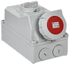 Розетка с мех. блок. ССИ-835 63А-6ч 380В 3P+PE+N IP67 IEK