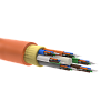 Кабель волоконно-оптический 50/125(OM2) многомодовый, 16 волокон,безгелевые микро трубки, для внутренней прокладки, оранжевый