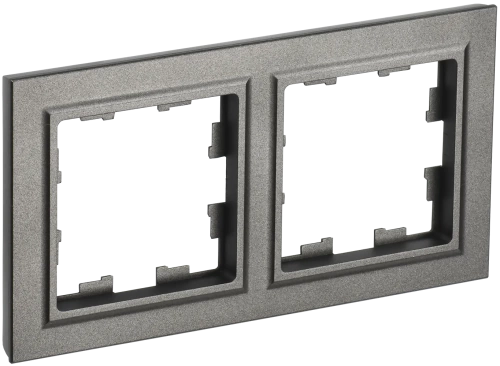 BRITE Рамка 2-мест. РУ-2-БрШ шамп. IEK BRITE Рамка 2-мест. РУ-2-БрШ шамп. IEK