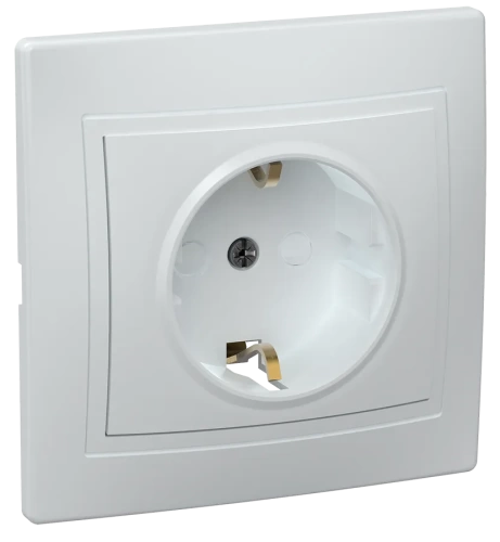 РСш10-3-КБ Роз. 1мес. c з/к с з/ш 16А кер. КВАРТА бел. IEK