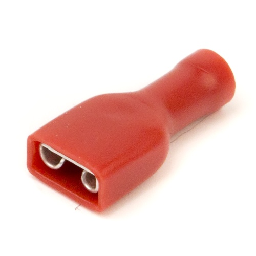 Наконечник плоский полностью изолир. (розетка) 0,25-1,5 кв.мм 6,3х0,8 мм (РППИ-М) (упак. 100 шт) Наконечник плоский полностью изолир. (розетка) 0,25-1,5 кв.мм 6,3х0,8 мм (РППИ-М) (упак. 100 шт)