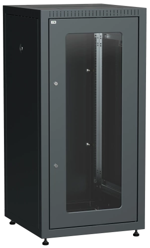 ITK Шкаф LINEA E 18U 600х600мм двери 2шт стек. и метал. чер. ITK Шкаф LINEA E 18U 600х600мм двери 2шт стек. и метал. чер.
