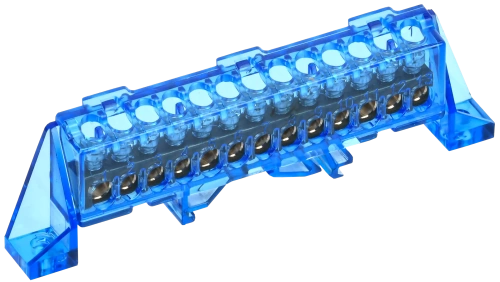 TEKFOR Шина N "ноль" в комб. изол. "Стойка" 6х9-13-С IEK