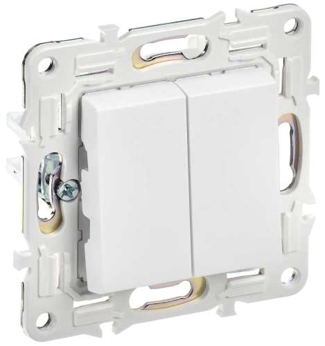 SKANDY Выключ. 2-кл. перекр. 10А SK-V06W арк. бел. IEK SKANDY Выключ. 2-кл. перекр. 10А SK-V06W арк. бел. IEK