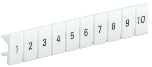 Маркеры для КПИ-4мм2 с нумерацией №№ 1-10 IEK Маркеры для КПИ-4мм2 с нумерацией №№ 1-10 IEK