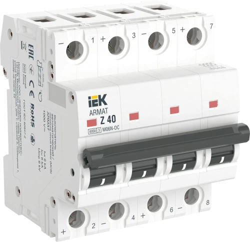 ARMAT Авт. выкл. M06N-DC 4P Z 40А IEK