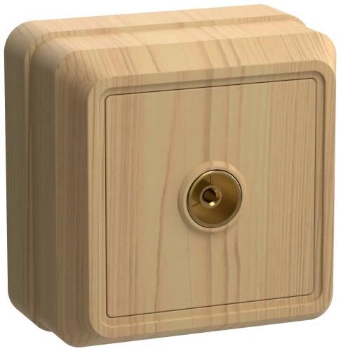 РТВ20-ОС Розетка 1местн. телевиз. ОКТАВА (сосна) РТВ20-ОС Розетка 1местн. телевиз. ОКТАВА (сосна)