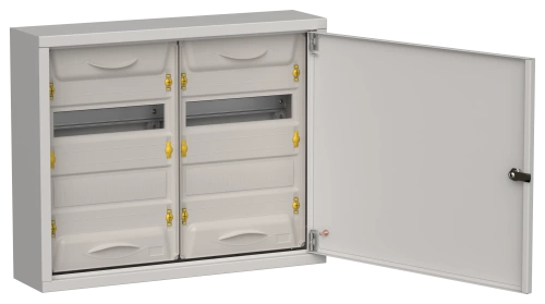 TITAN 5 Корпус мет. ЩРн-48 (2х24) 460х570х140 IP31 сер IEK