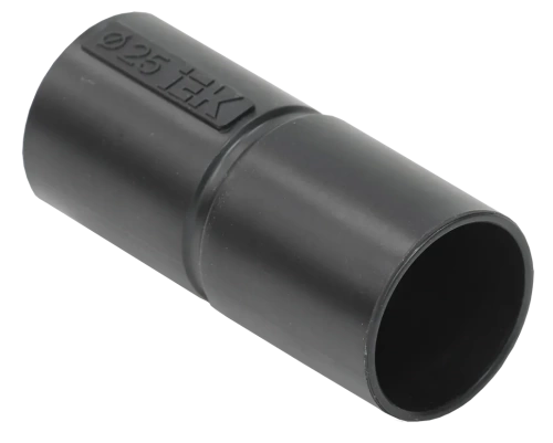 Муфта труба-труба GI25G IEK черный (5 шт/комп)