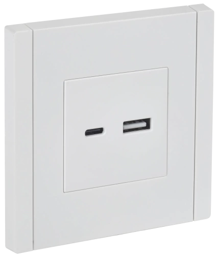 FORTE&PIANO Роз. USB A+C 3,1А FP250 бел. IEK FORTE&PIANO Роз. USB A+C 3,1А FP250 бел. IEK