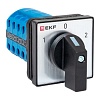 Переключатель кулачковый ПК-1-24 10А 4P «1-0-2» IP65 EKF