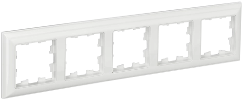 BRITE Рамка 5-мест. РУ-5-Бр бел./бел. IEK BRITE Рамка 5-мест. РУ-5-Бр бел./бел. IEK