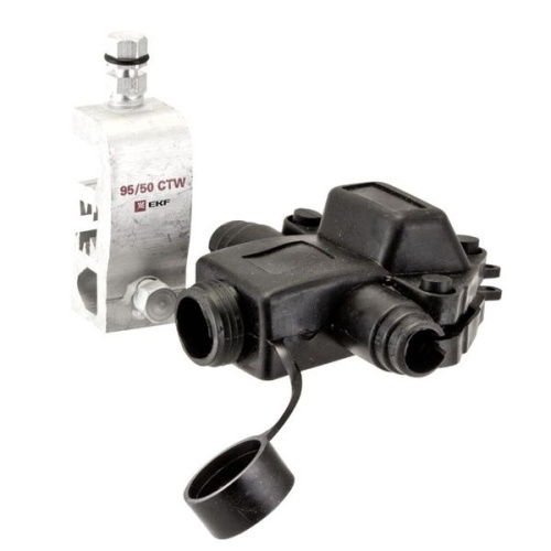 Зажим ответвительный влагозащищенный CTW (P71) 16-95 мм2 / 4-50 мм2 EKF Зажим ответвительный влагозащищенный CTW (P71) 16-95 мм2 / 4-50 мм2 EKF