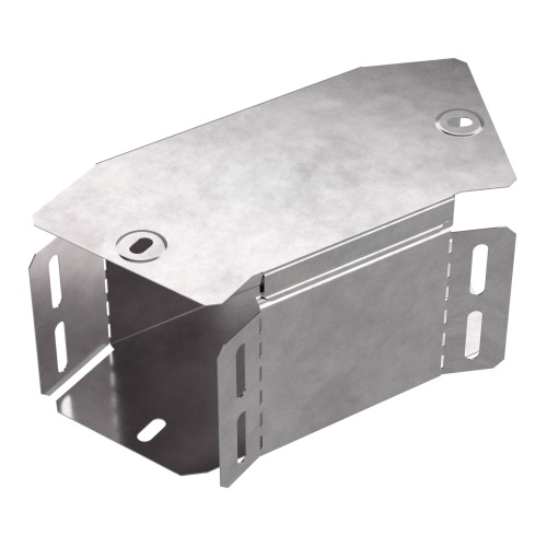 Угол горизонтальный 45 градусов с крышкой Стандарт 100х100 Промрукав