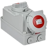 Розетка с мех. блок. ССИ-825 32А-6ч 380В 3P+PE+N IP67 IEK