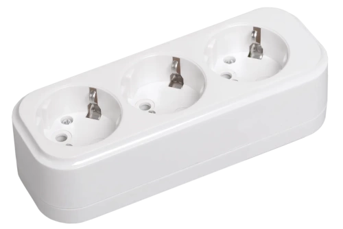 Колодка К03 3 места 2Р+РЕ 16А/250В CLASSIC IEK