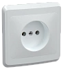 Розетка 1 мест. С/П без з/к без защ.штор РС10-2-ВБ 10А ВЕГА (белый) IEK