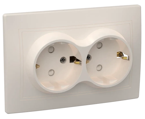 РСш12-3-Км Роз. 2мес. c з/к с з/ш 16А кер. КВАРТА крем. IEK РСш12-3-Км Роз. 2мес. c з/к с з/ш 16А кер. КВАРТА крем. IEK