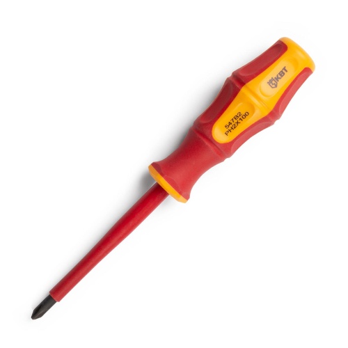 Отвертка диэлектрическая "Профи" PH2*100 (КВТ)