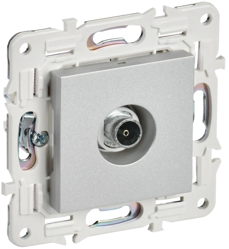 SKANDY Роз. TV оконечная SK-A12S сереб. IEK