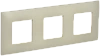 SKANDY Рамка 3-мест. SK-F03B беж. IEK