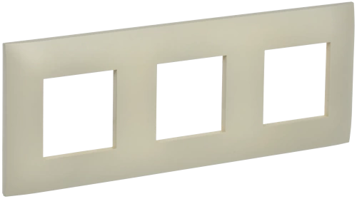 SKANDY Рамка 3-мест. SK-F03B беж. IEK