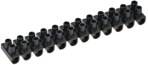 Зажим винтовой ЗВИ-15 н/г 4,0-10мм2 12пар черные IEK