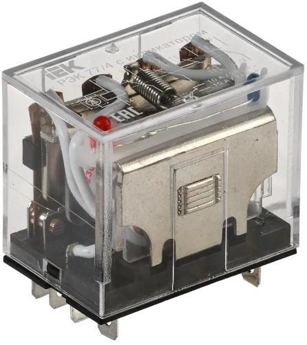 Реле РЭК77/4(LY4) с индикацией 10А 220В АC ИЭК (упак. 20шт)