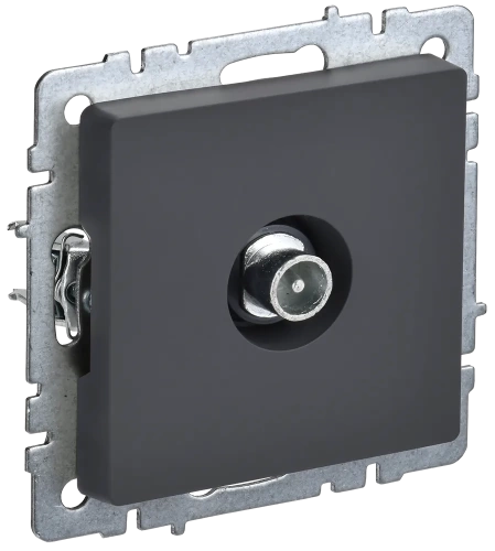 BRITE Роз. TV проходная РТВ10-0-БрГ граф. IEK BRITE Роз. TV проходная РТВ10-0-БрГ граф. IEK