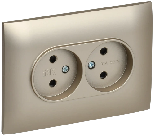 SKANDY Роз. 2-я без з/к с з/ш 10А сб. SK-R09Sh шамп. IEK