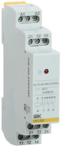 Промежут. реле.OIR 3 конт (8А). 48В AC/DC IEK