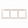 12-5103-15  Рамка для розеток и выключателей ЭРА Серия 12 12-5103-15 на 3 поста, Сатин, перламутр